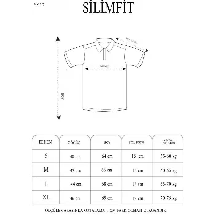 Erkek Yakalı Slim Fit Dokuma T-Shirt - Beyaz