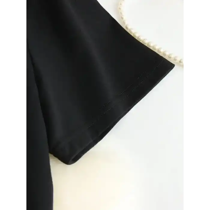 Kadın Beyaz Ive Got Your Back Grafik Tişört - Eğlenceli Çubuk Tasarımlı Oversize Günlük Kısa Kollu Tişört, Polyester Örgü, Yuvarlak Yaka, İlkbahar ve Yaz için Mükemmel, Günlük Giyim Tişört | Eğlenceli Tasarım | Polyester Kumaş- Siyah