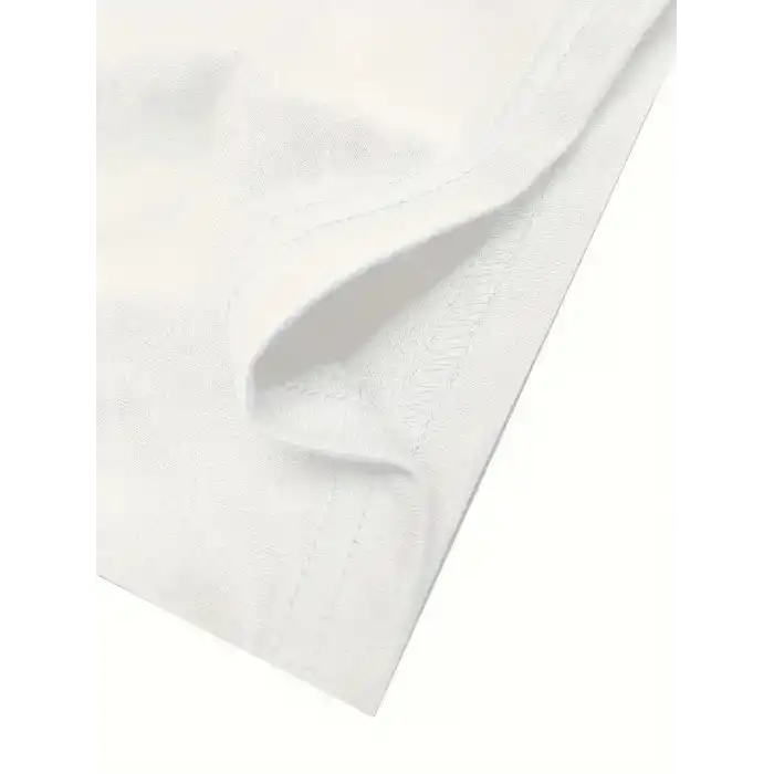 No Risk No Story Baskılı Oversize Bisiklet Yaka T-shirt - Beyaz