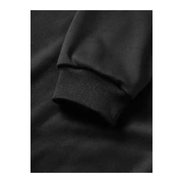 10 Kasıma Özel 3 İplik Kapüşonlu Baskılı SweatShirt Hoodie - Siyah