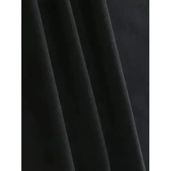 20/1 Penye Compack New York Baskılı Oversize Kısa Kol Bisiklet Yaka T-shirt - Siyah