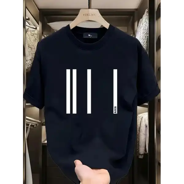 AICG Ön Arka Baskılı Bisiklet Yaka Kadın Oversize Bisiklet Yaka T-shirt - Siyah