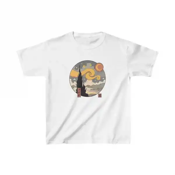 Çocuk Unisex Baskılı T-Shirt - Beyaz