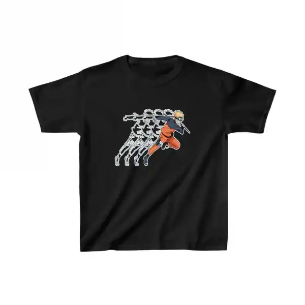 Çocuk Unisex Baskılı T-Shirt - Siyah