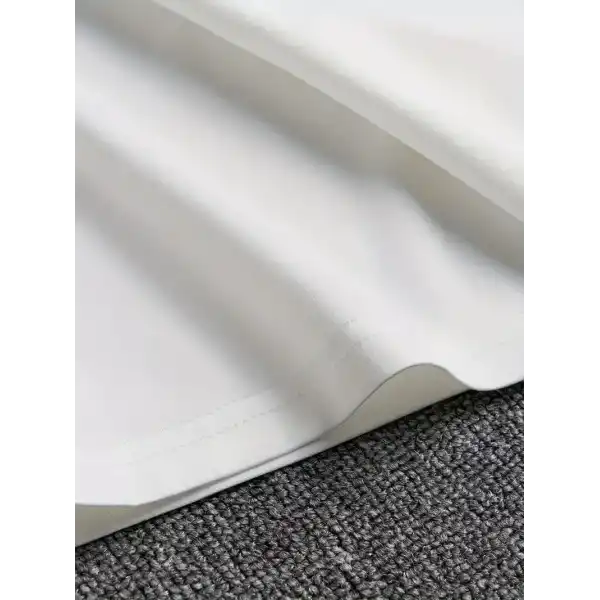 Erkek Baskılı Tişört Kısa Kol Bisiklet Yaka Regular fit Rahat kalıp T-Shirt - Beyaz