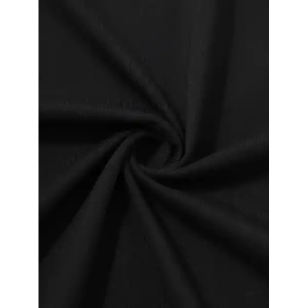 Erkek Sarj %1 Baskılı T-Shirt Kısa Kol Bisiklet Yaka Regular Fit Tişört - - Siyah