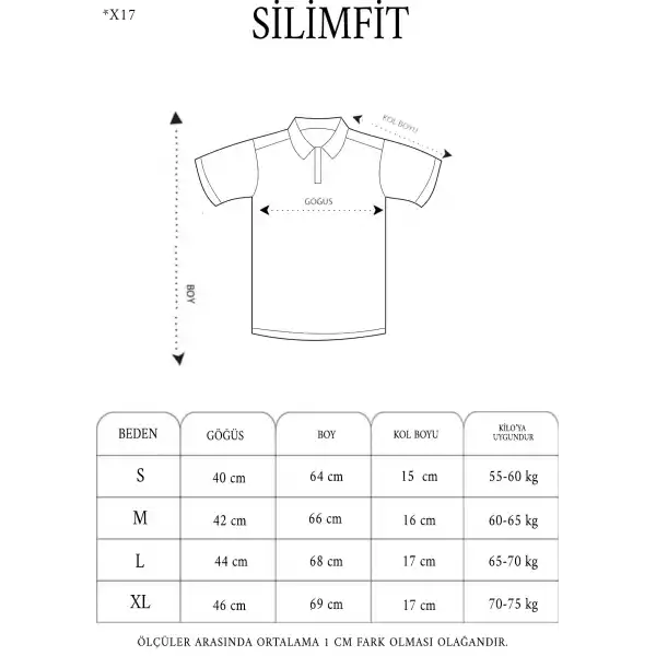 Erkek Yakalı Slim Fit Dokuma Çizgili T-Shirt - Haki