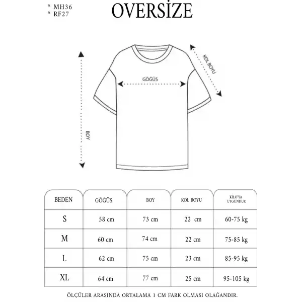 Erkek Yarım Fermuarlı Oversize Baskılı T-Shirt - Siyah