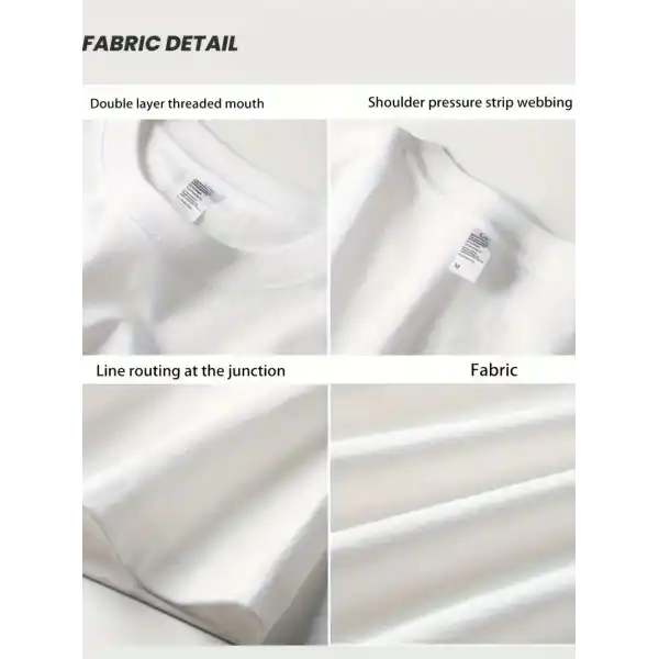 Geniş Kesim Pamuklu Tişört - GANDHI The Project Baskılı, Beyaz, Rahat Kesim, Kısa Kollu, Günlük Kıyafet, Her Gün Giyilebilecek Tişört- Beyaz