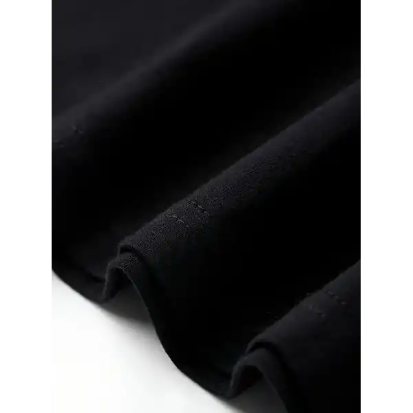 Güneş Gözlüğü Grafikli Karikatür Tavşan Oversize Kısa Kollu Tişört Çift Tişört, İlkbahar Ve Yaz- Siyah