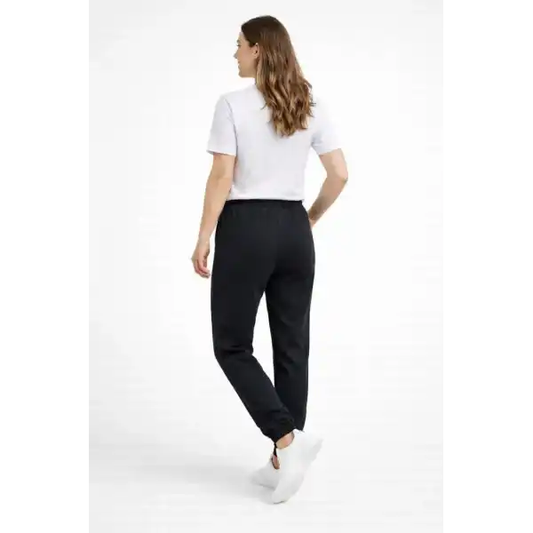Kadın Jogger Eşofman Altı , Cepli, Paça Lastilkl ,Spor Pantolon - Siyah