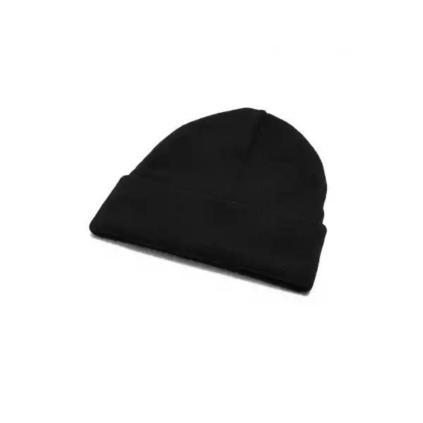 Kadın Katlamalı Basic Bere - Siyah