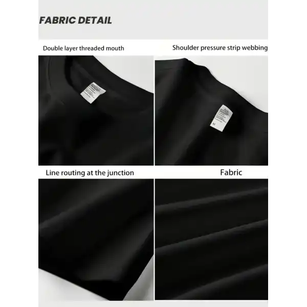 Kadın T-Shirt Bisiklet Yaka Kısa kol Baskılı Tişört - Siyah