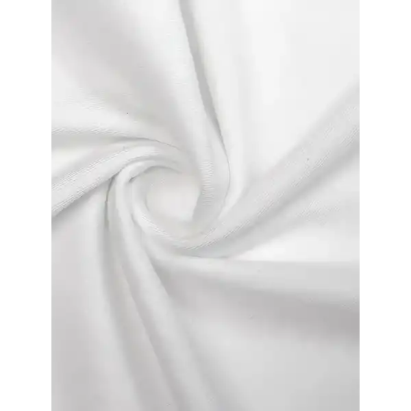 Newtro Baskılı Oversize Bisiklet Yaka T-shirt - Beyaz