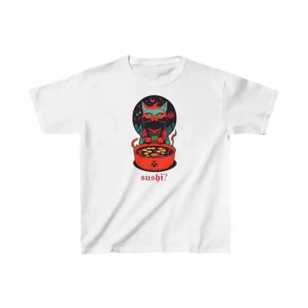 Unisex Çocuk Baskılı T-Shirt - Beyaz