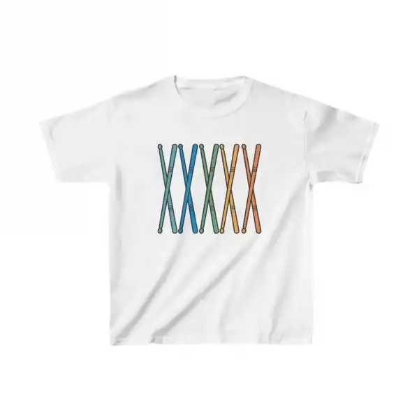Unisex Çocuk Baskılı T-Shirt - Beyaz