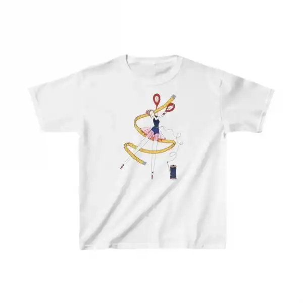 Unisex Çocuk Baskılı T-Shirt - Beyaz