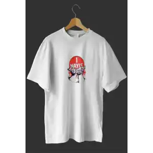 1 Mayıs Emekçilerimiz İçin Özel Tasarım 1 Mayıs Dünya Baskılı T-shirt - Beyaz