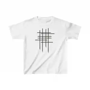 Çocuk Unisex Baskılı T-Shirt - Beyaz