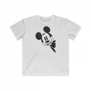 Çocuk Unisex Baskılı T-Shirt - Beyaz
