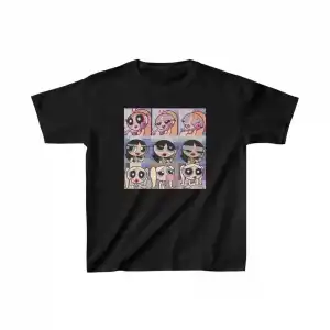 Çocuk Unisex Baskılı T-Shirt - Siyah