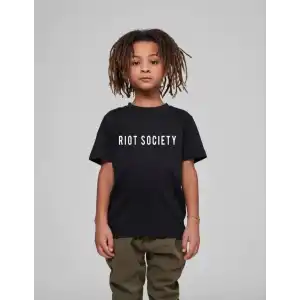 Çocuk Unisex Baskılı T-Shirt - Siyah