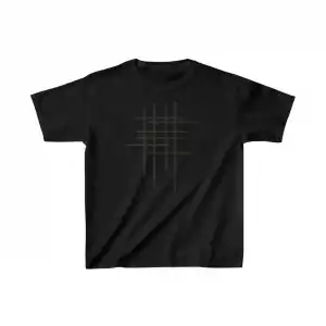 Çocuk Unisex Baskılı T-Shirt - Siyah