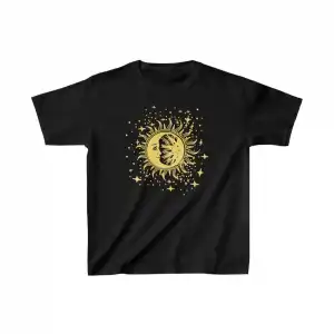 Çocuk Unisex Baskılı T-Shirt - Siyah