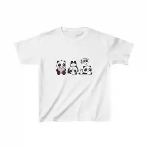 Unisex Çocuk Baskılı T-Shirt - Beyaz