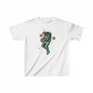 Unisex Çocuk Baskılı T-Shirt - Beyaz