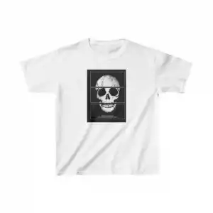 Unisex Çocuk Baskılı T-Shirt - Beyaz