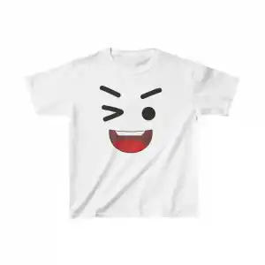 Unisex Çocuk Baskılı T-Shirt - Beyaz