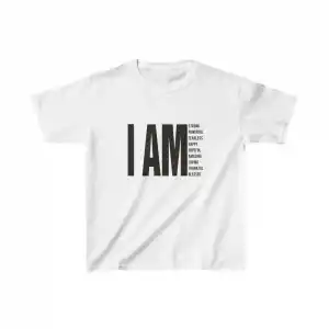 Unisex Çocuk Baskılı T-Shirt - Beyaz