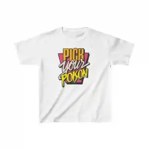 Unisex Çocuk Baskılı T-Shirt - Beyaz