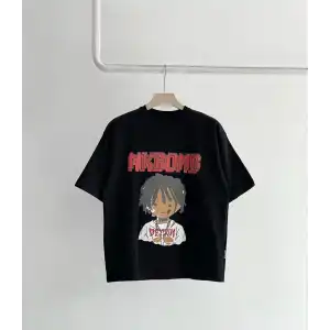 Unisex Çocuk Baskılı T-Shirt - Siyah