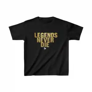 Unisex Çocuk Baskılı T-Shirt - Siyah