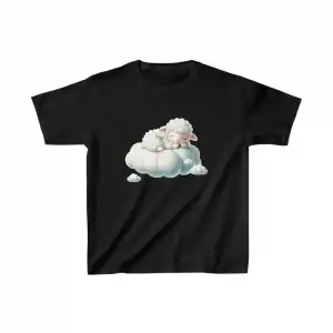 Unisex Çocuk Baskılı T-Shirt - Siyah