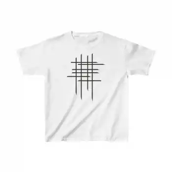 Çocuk Unisex Baskılı T-Shirt - Beyaz