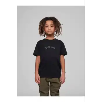 Çocuk Unisex Baskılı T-Shirt - Siyah