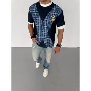 Unisex Bisiklet Yaka Baskılı Oversize T-Shirt - Siyah