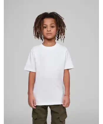 Çocuk Unisex Basic T-Shirt - Beyaz