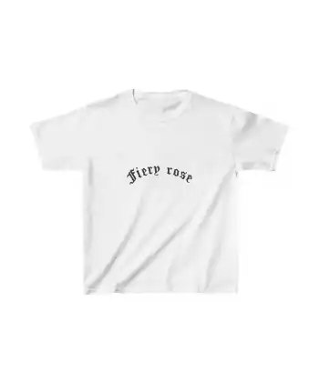 Çocuk Unisex Baskılı T-Shirt - Beyaz