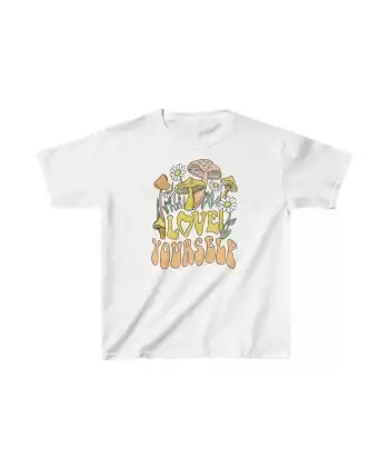 Çocuk Unisex Baskılı T-Shirt - Beyaz