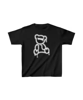 Çocuk Unisex Baskılı T-Shirt - Siyah