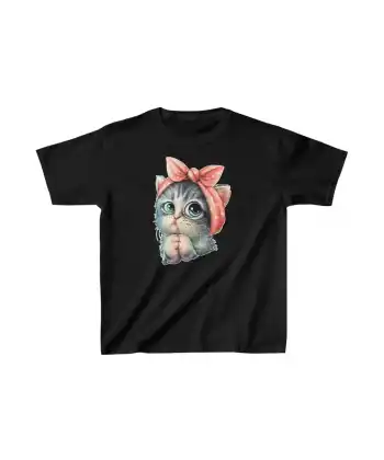 Çocuk Unisex Baskılı T-Shirt - Siyah