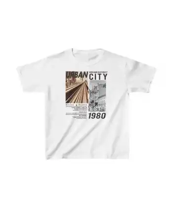 Unisex Çocuk Baskılı T-Shirt - Beyaz