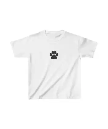 Unisex Çocuk Baskılı T-Shirt - Beyaz