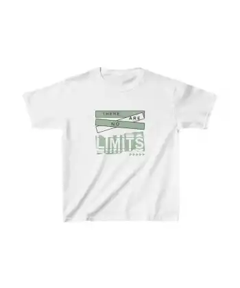 Unisex Çocuk Baskılı T-Shirt - Beyaz