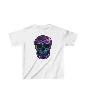 Unisex Çocuk Baskılı T-Shirt - Beyaz