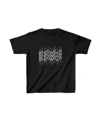 Unisex Çocuk Baskılı T-Shirt - Siyah